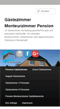 Mobile Screenshot of pension-gaestezimmer.de